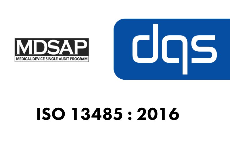 Certificat ISO 13485 : 2016 délivré par DQS Medizinprodukte GmbH